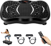 Vibration Plates, Vibration Fitness Exercise Machine for Weight Loss, Recovery & Circulation, with Bluetooth Speaker, 5 Program Modes, Home Workout, 330lbs Capacity