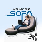 Inflatable Air Sofa Set for home and travel