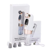 Super Micro Bubble Blackhead Remover, Hydra facial Machine, and Skin Scrubber, Skin Spatula Beauty Instrument