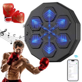 Music Boxing Machine, Boxing Machine Wall Mounted Music, Smart Bluetooth Boxing Equipment with Gloves, Boxing Music Workout Machine