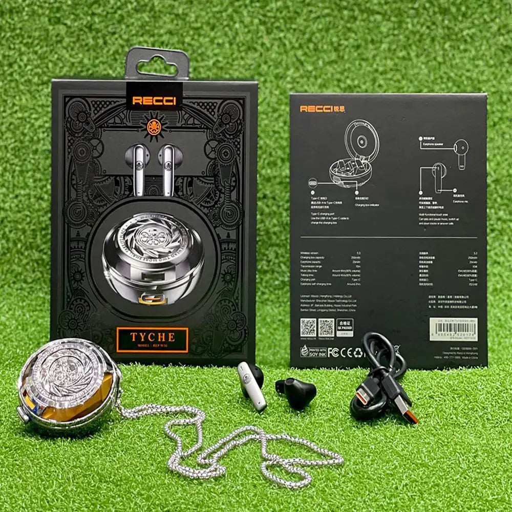 Recci REP-W56 Wireless earphones necklace design earbuds