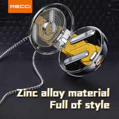 Recci REP-W56 Wireless earphones necklace design earbuds