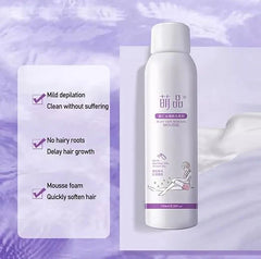 Hair Removal Spray for Silky and Smooth Skin hair removal mousse for men women | All Hair Types | Hair Removal Form Spray with smooth skin without Pain |