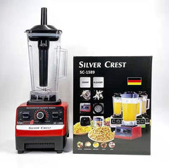 SILVER CREST Blender 2 In 1 4500W High Power Blenders For Kitchen Stainless Countertop Smoothie Blender Ideal for Smoothies Shakes