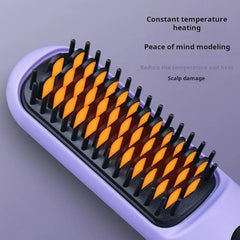 Digital WireLess Straight Hair Comb Portable Hair Straightner losn lasting endurance portable hair comb mini hair comb