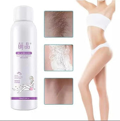 Hair Removal Spray for Silky and Smooth Skin hair removal mousse for men women | All Hair Types | Hair Removal Form Spray with smooth skin without Pain |