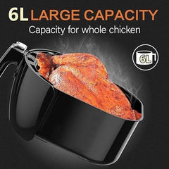 Air Fryer Silver Crest Digital touch Multifunction 6L Capacity