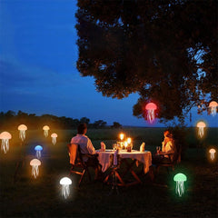 Jellyfish Night Light Touch Sound Colorful Ambiance