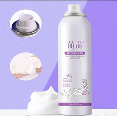 Hair Removal Spray for Silky and Smooth Skin hair removal mousse for men women | All Hair Types | Hair Removal Form Spray with smooth skin without Pain |