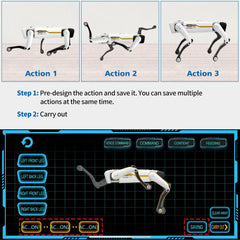 Smart Robotic Dog Toy for Kids – Voice Command & App Control – Programmable RC Robot Puppy – Dancing, Walking, LED Lights – Interactive Educational Gift