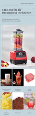 SILVER CREST Blender 2 In 1 4500W High Power Blenders For Kitchen Stainless Countertop Smoothie Blender Ideal for Smoothies Shakes