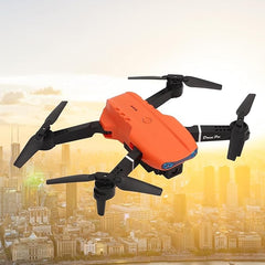 E99 PRO Drone with 4K HD Dual Camera, Obstacle Avoidance, Foldable, Height Keep, Mini.(Gray,Orange,Black)
