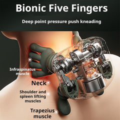 N7 3D Shiatsu Neck & Shoulder Massager with Heat and Vibration – Deep Tissue Electric Massage Pillow for Neck, Back & Shoulders