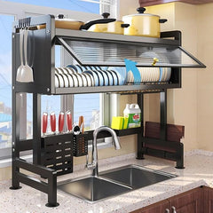 Heavy Duty Over The Sink Dish Drying Stand 3 Tier Large Dish Rack
