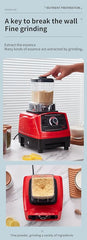 SILVER CREST Blender 2 In 1 4500W High Power Blenders For Kitchen Stainless Countertop Smoothie Blender Ideal for Smoothies Shakes