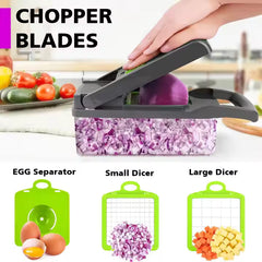 Multifunctional Vegetable Cutter 2025 Food Chopper Kitchen Gadgets Mandoline Slicer Handheld Vegetable Chopper