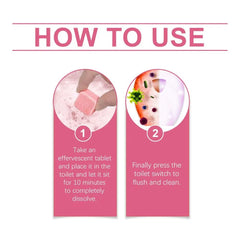 Jue-Fish™ Toilet Bowl Tablets – Effervescent Cleaner & Deodoriser