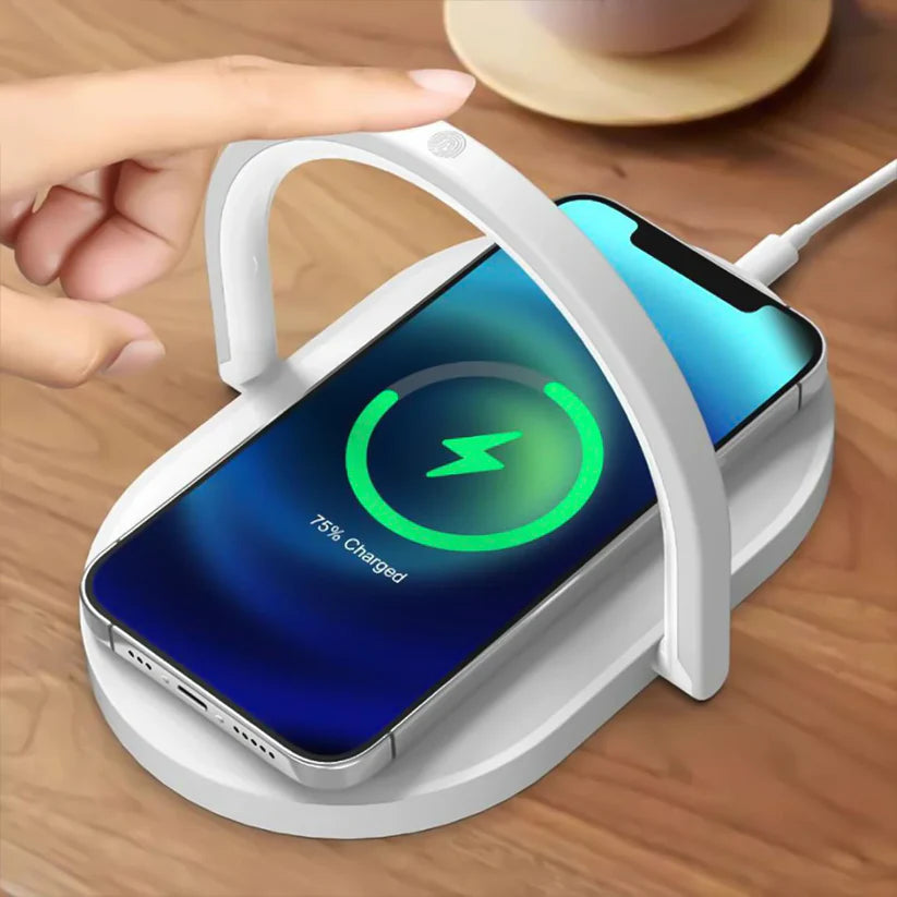 RECCI 3-in-1 Wireless Charger with Touch Atmosphere Light