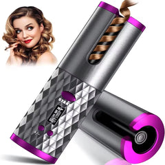 Cordless Auto Rotating Ceramic Hair Curler