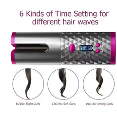 Cordless Auto Rotating Ceramic Hair Curler