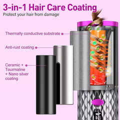 Cordless Auto Rotating Ceramic Hair Curler