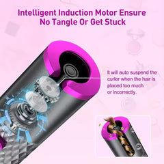 Cordless Auto Rotating Ceramic Hair Curler