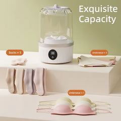 Portable Mini Washing Machine, Rechargeable Cordless Washing-Machine, Laundry Cup For Bra, Underwear, Socks