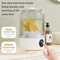 Portable Mini Washing Machine, Rechargeable Cordless Washing-Machine, Laundry Cup For Bra, Underwear, Socks