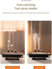 Steam Ship Aromatherapy Diffuser – Cool Mist Humidifier with LED Lights