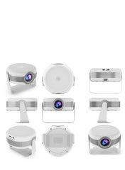 T269 Pro Smart Portable Projector – Android 12, 720P LED, 4K Support, Built-In Speakers