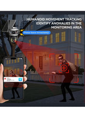 8MP Dual-Lens Outdoor Solar CCTV Camera – PTZ, SIM & Wi-Fi, Full-Color Night Vision, PIR AI Detection