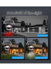 8MP Dual-Lens Outdoor Solar CCTV Camera – PTZ, SIM & Wi-Fi, Full-Color Night Vision, PIR AI Detection