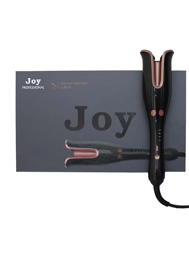 Professional Hair Curler FDJ-13503 – Black & Rose Gold, 660 g, Salon-Quality Styling