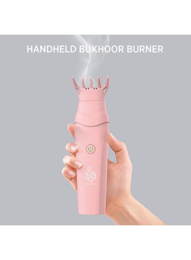 Electric Comb Bukhoor Incense Burner – USB Rechargeable Arabic Oud Aroma Diffuser for Hair, Home, Office & Car