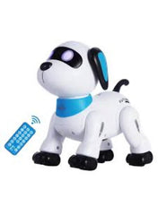 Robot Stunt Dog Toy Remote Control Smart Dog for Kids with Lights, Music, Voice Control, Programmable Tricks, 360° Spins, Dancing Walking Interactive Robot Pet Gift for Boys & Girls 3+